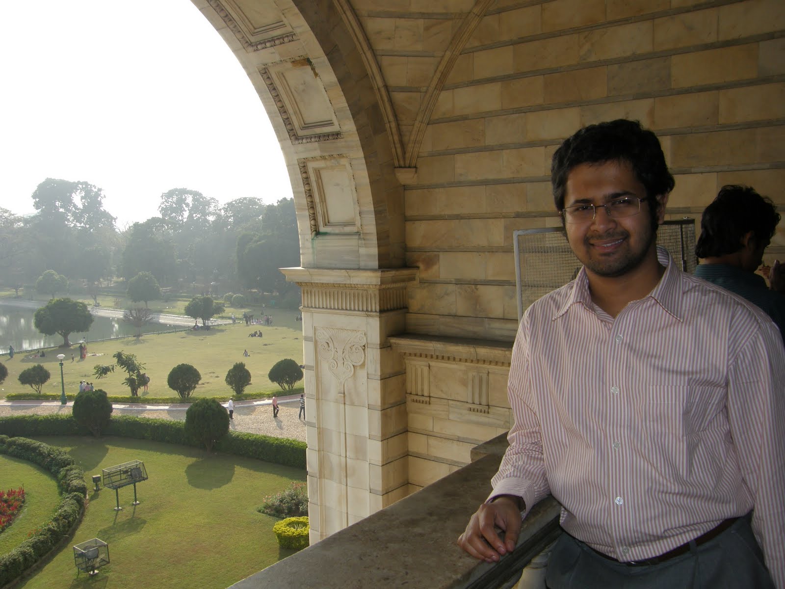 Dr. B at the Victoria Memorial in Kolkata, West Bengal, India